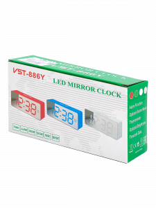 VST 886Y-4 Зеленые часы настольные (без блока)